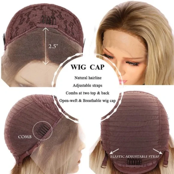 22inch Ombre Brown Lace Front Wig